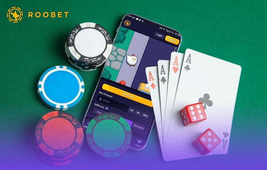 Roobet Mission Uncrossable played on mobile casino